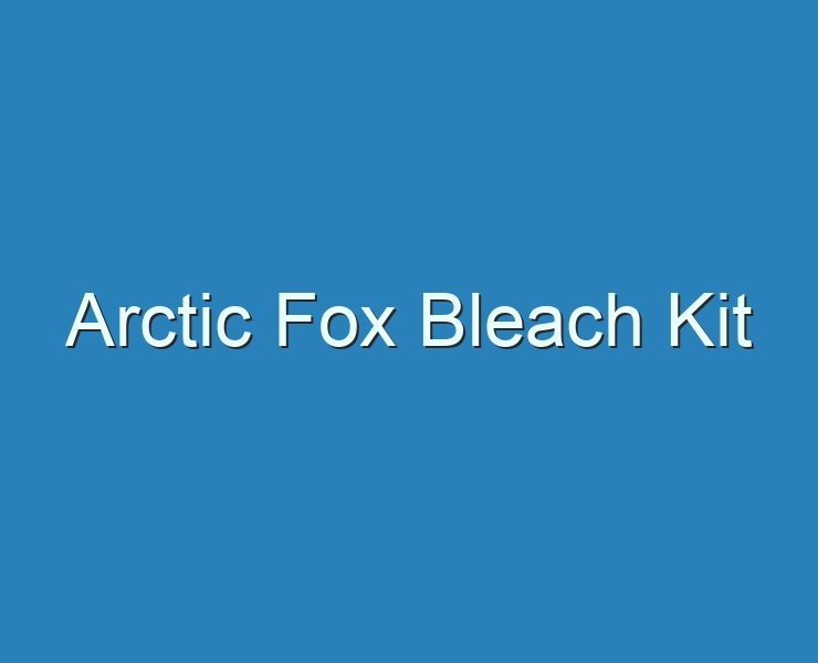 10. Arctic Fox Bleach, Please Complete Hair Lightening Kit - wide 2