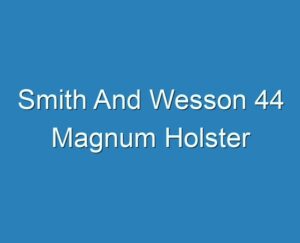 20+ Best Smith And Wesson 44 Magnum Holster 2023 - Reviews